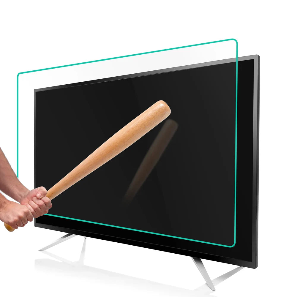 Original TV screen protector, scratch and impact resistant